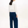 Embroidered Eyelet Sweatshirt