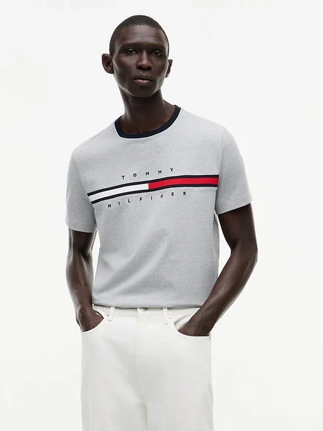 Embroidered Flag Logo T-Shirt Embroidered Flag Logo T-Shirt