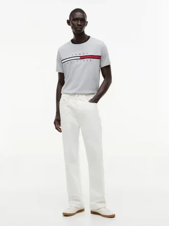 Embroidered Flag Logo T-Shirt