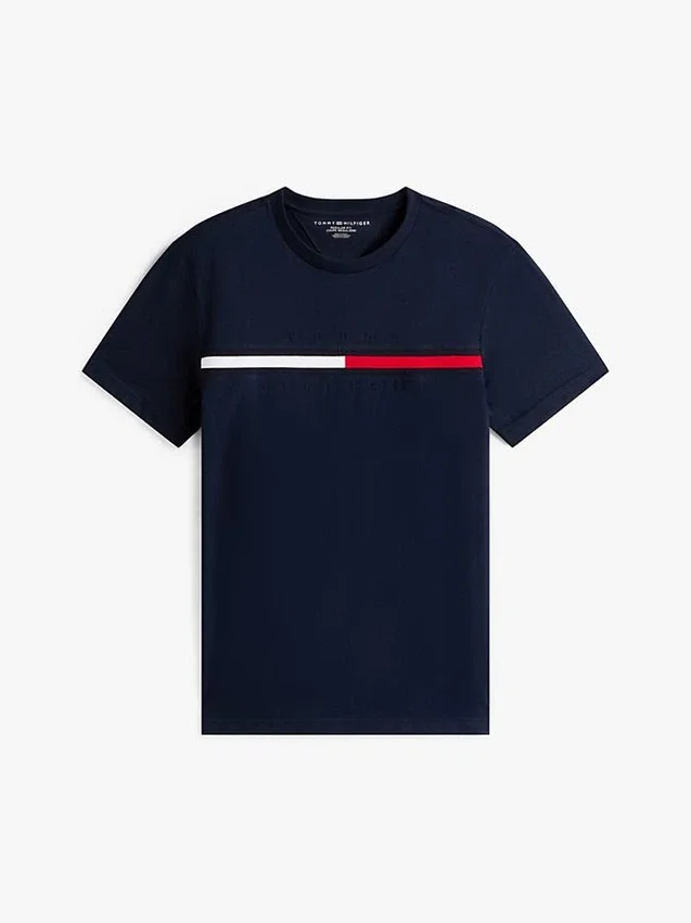Embroidered Flag Logo T-Shirt Embroidered Flag Logo T-Shirt