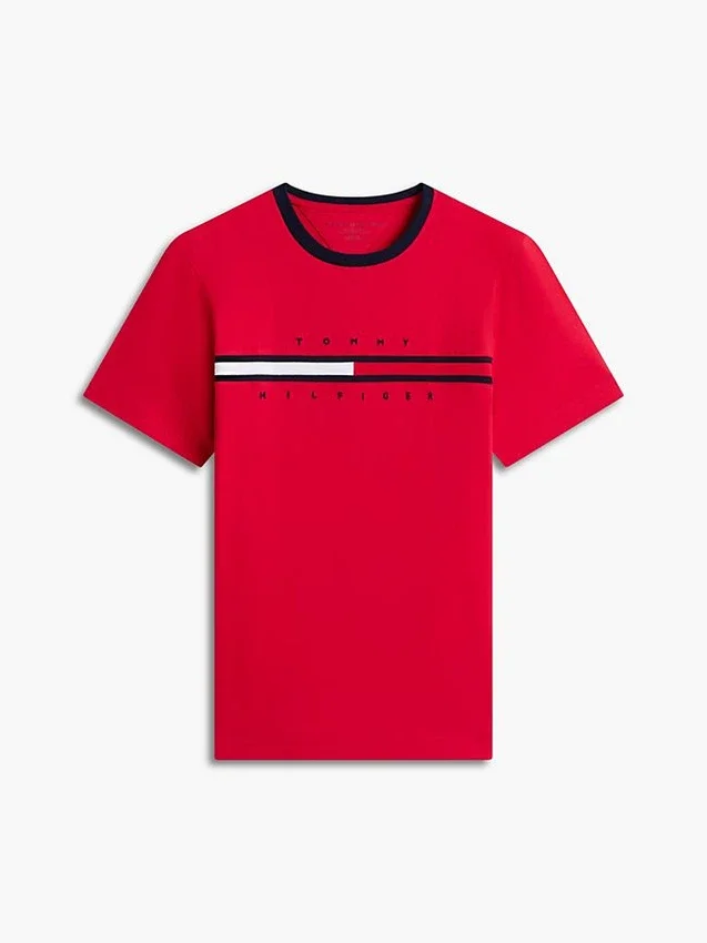 Embroidered Flag Logo T-Shirt Embroidered Flag Logo T-Shirt