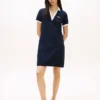 Embroidered Hilfiger Script Polo Dress