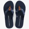 Embroidered Monogram Canvas Flip Flop Embroidered Monogram Canvas Flip Flop