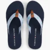 Embroidered Monogram Canvas Flip Flop Embroidered Monogram Canvas Flip Flop