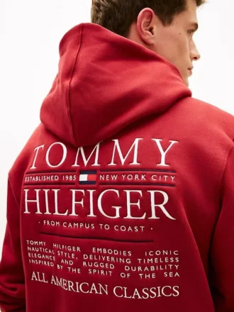 Embroidered Monotype Logo Hoodie