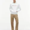 Embroidered Nautical Flag Hoodie