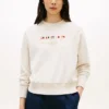 Embroidered Nautical Flag Sweatshirt