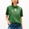 Embroidered Script Crest Logo T-Shirt Embroidered Script Crest Logo T-Shirt