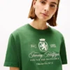 Embroidered Script Crest Logo T-Shirt Embroidered Script Crest Logo T-Shirt