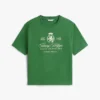 Embroidered Script Crest Logo T-Shirt Embroidered Script Crest Logo T-Shirt