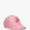Embroidered Script Monogram Baseball Cap