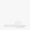 Embroidered Script Monogram Pool Slide Embroidered Script Monogram Pool Slide