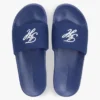 Embroidered Script Monogram Pool Slide Embroidered Script Monogram Pool Slide