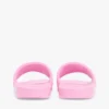 Embroidered Script Monogram Pool Slide Embroidered Script Monogram Pool Slide