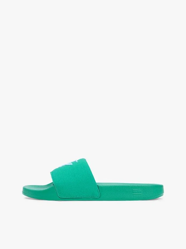 Embroidered Script Monogram Pool Slide Embroidered Script Monogram Pool Slide