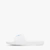 Embroidered Script Monogram Pool Slide Embroidered Script Monogram Pool Slide