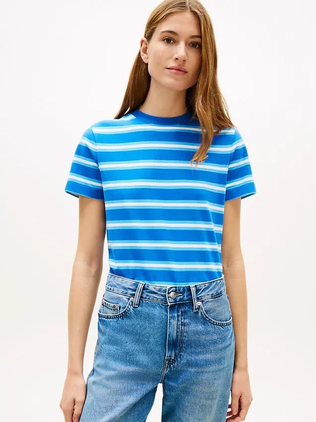 Embroidered Script Monogram T-Shirt Embroidered Script Monogram T-Shirt