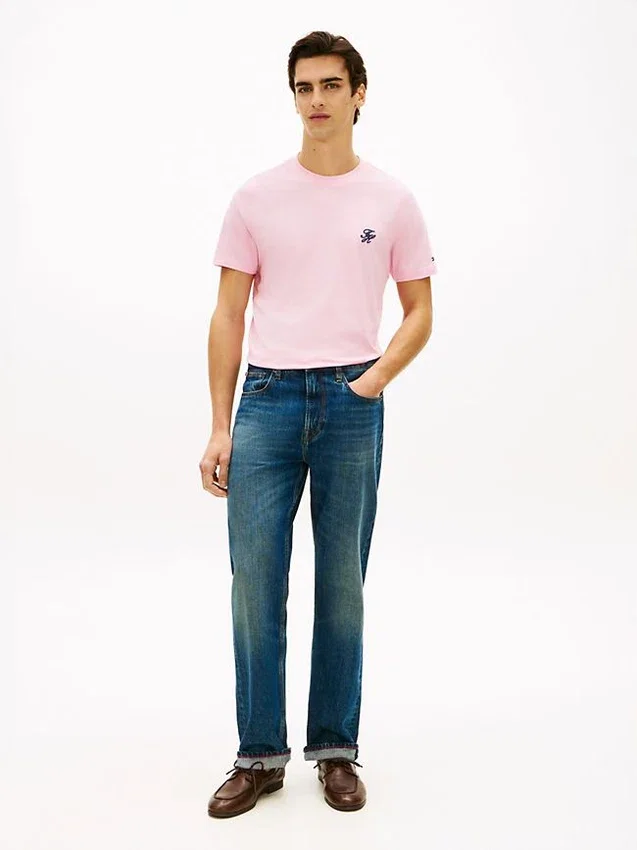 Embroidered Script Monogram T-Shirt Embroidered Script Monogram T-Shirt