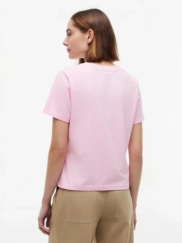 Embroidered Script Monogram T-Shirt Embroidered Script Monogram T-Shirt