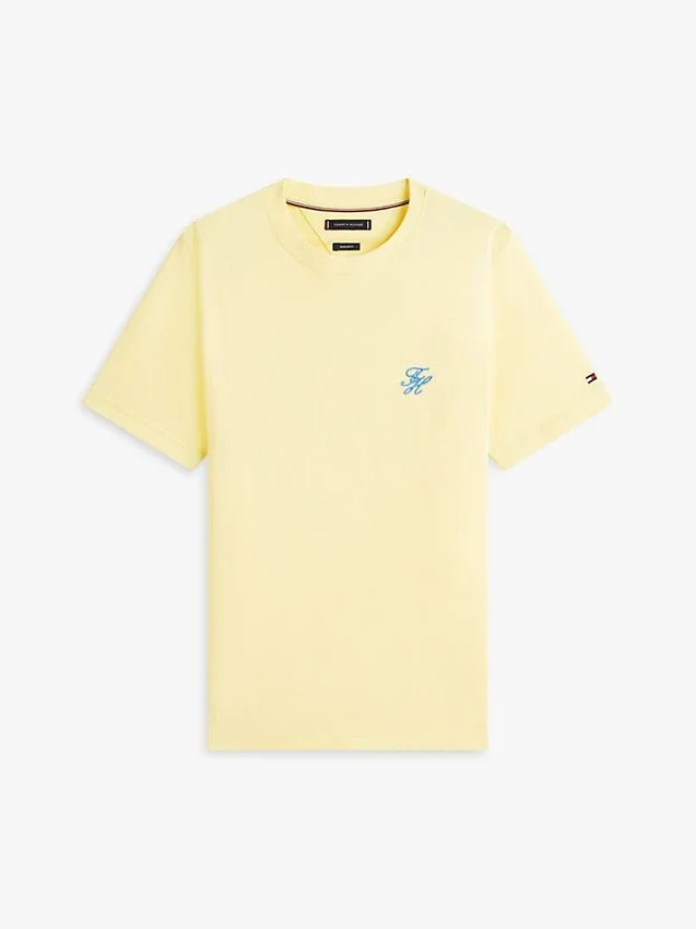 Embroidered Script Monogram T-Shirt Embroidered Script Monogram T-Shirt