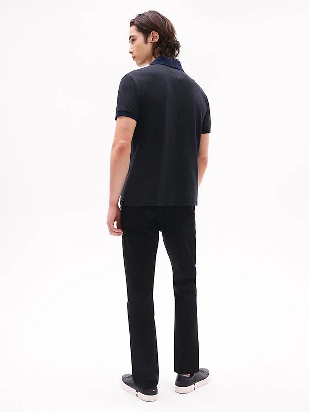 Embroidered Stripe Regular Fit Polo Embroidered Stripe Regular Fit Polo