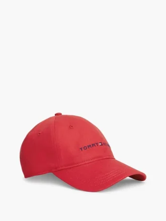 Embroidered Tommy Logo Baseball Cap