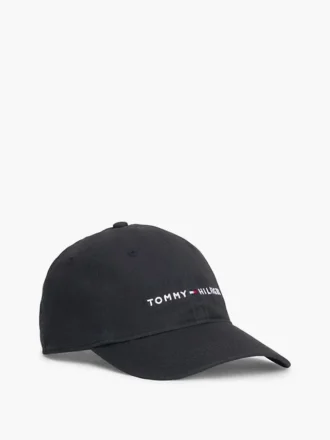 Embroidered Tommy Logo Baseball Cap