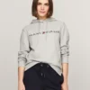 Embroidered Tommy Logo Hoodie