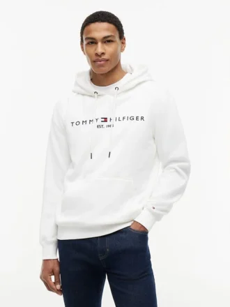 Embroidered Tommy Logo Hoodie
