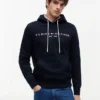 Embroidered Tommy Logo Hoodie