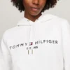 Embroidered Tommy Logo Hoodie