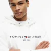 Embroidered Tommy Logo Hoodie