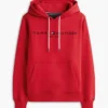 Embroidered Tommy Logo Hoodie