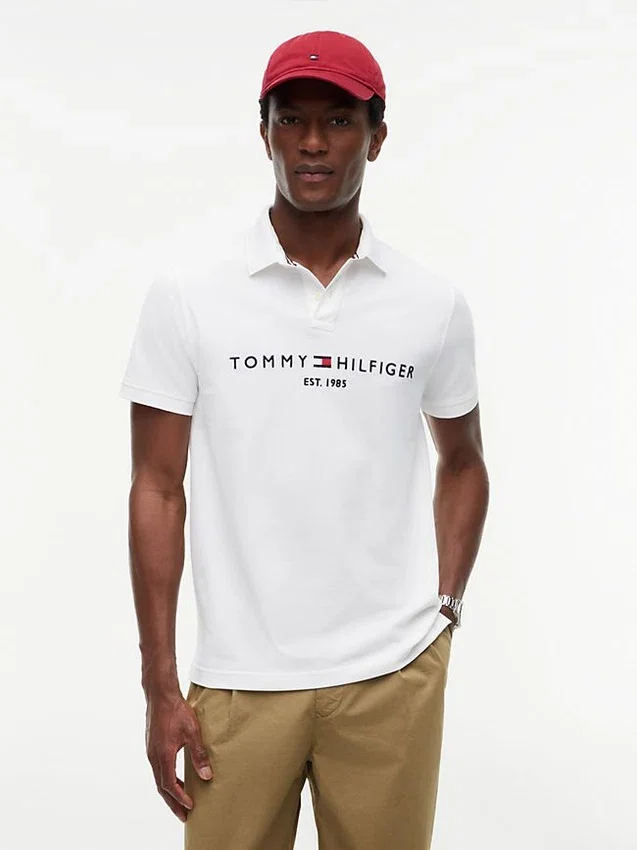 Embroidered Tommy Logo Polo Embroidered Tommy Logo Polo