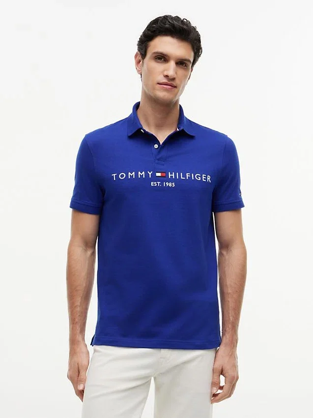 Embroidered Tommy Logo Polo Embroidered Tommy Logo Polo
