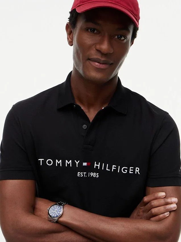 Embroidered Tommy Logo Polo Embroidered Tommy Logo Polo