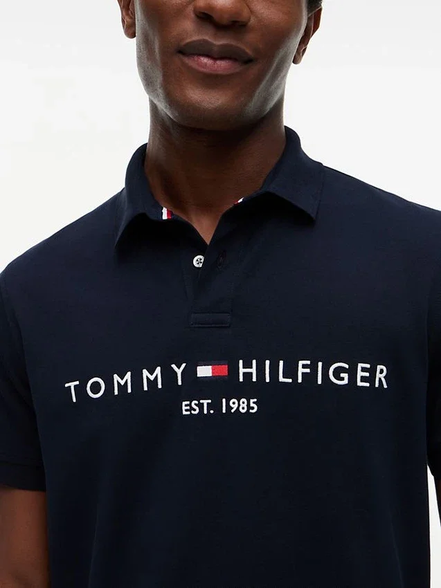 Embroidered Tommy Logo Polo Embroidered Tommy Logo Polo
