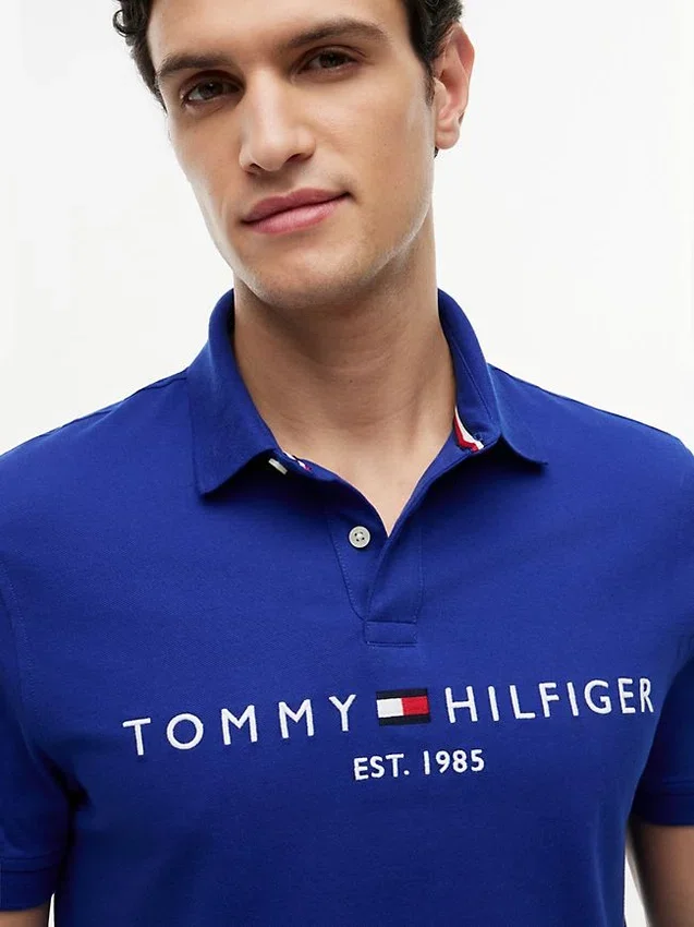 Embroidered Tommy Logo Polo Embroidered Tommy Logo Polo