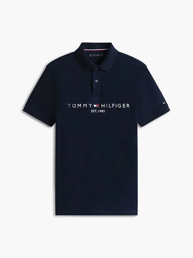Embroidered Tommy Logo Polo Embroidered Tommy Logo Polo