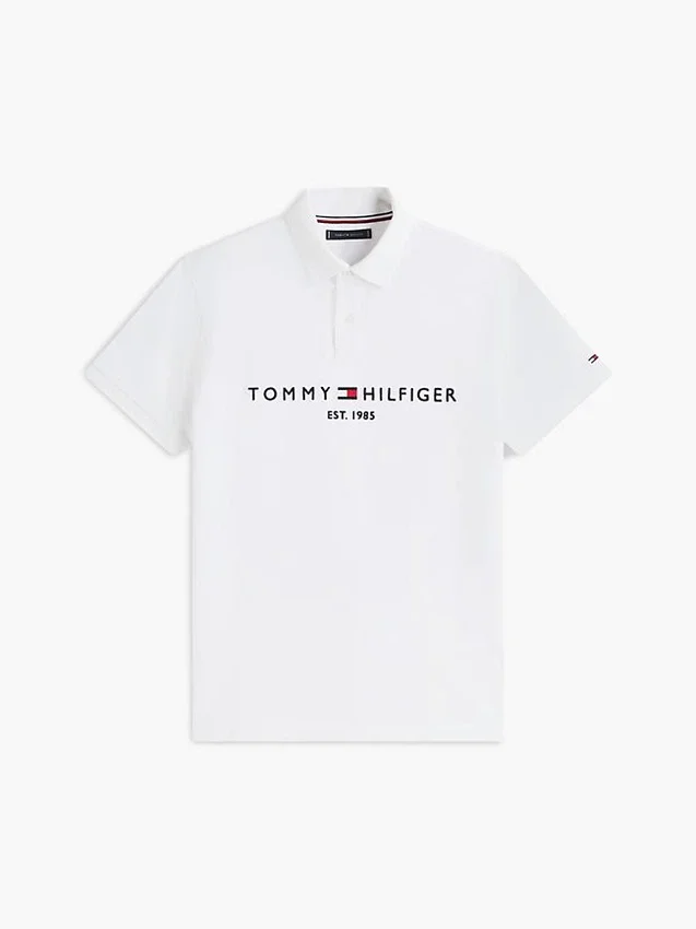Embroidered Tommy Logo Polo Embroidered Tommy Logo Polo