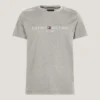 Embroidered Tommy Logo Slim Fit T-Shirt