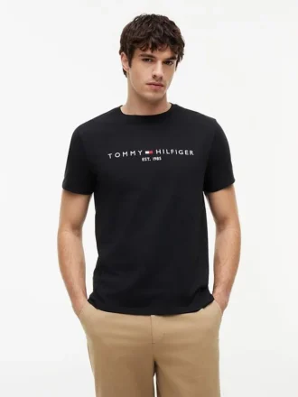 Embroidered Tommy Logo T-Shirt