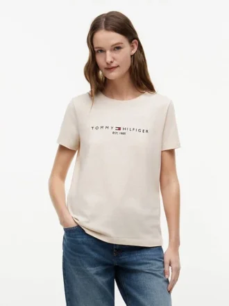 Embroidered Tommy Logo T-Shirt