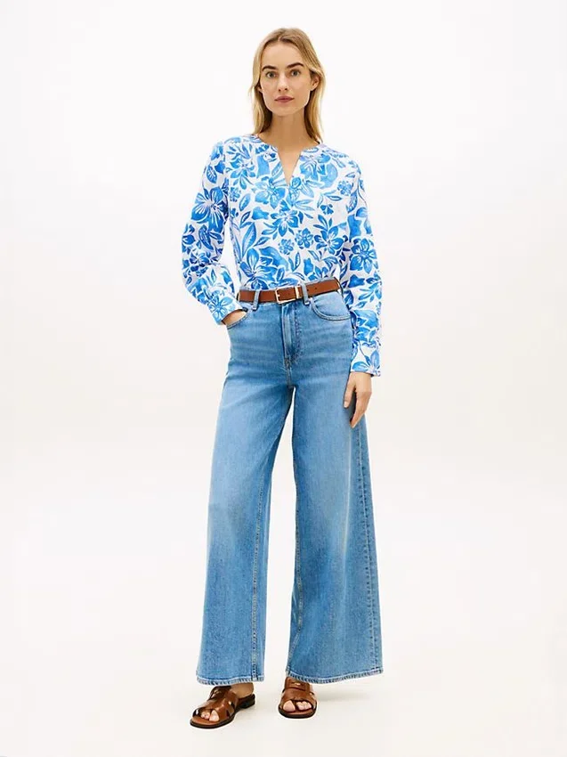 Essential Linen-Blend Pullover Top Essential Linen-Blend Pullover Top