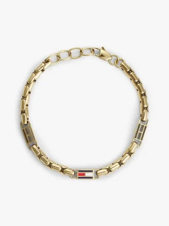 Flag Chain Link Bracelet