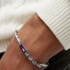 Flag Chain Link Bracelet