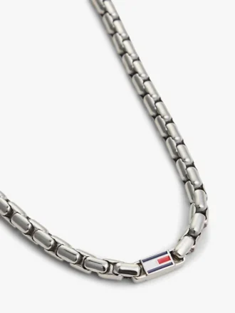 Flag Chain Link Necklace