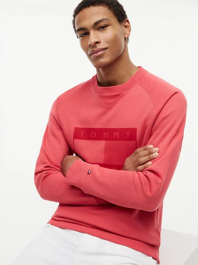 Flag Logo Brushed-Back Raglan Sweatshirt Flag Logo Brushed-Back Raglan Sweatshirt