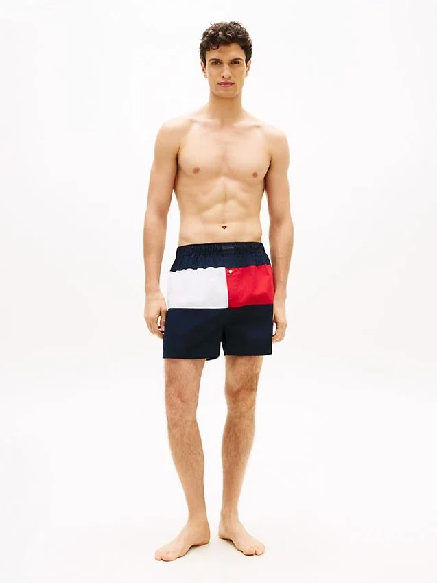 Flag Logo Colorblock Woven Boxer Flag Logo Colorblock Woven Boxer