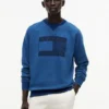 Flag Logo Indigo-Dyed Raglan Sweatshirt Flag Logo Indigo-Dyed Raglan Sweatshirt